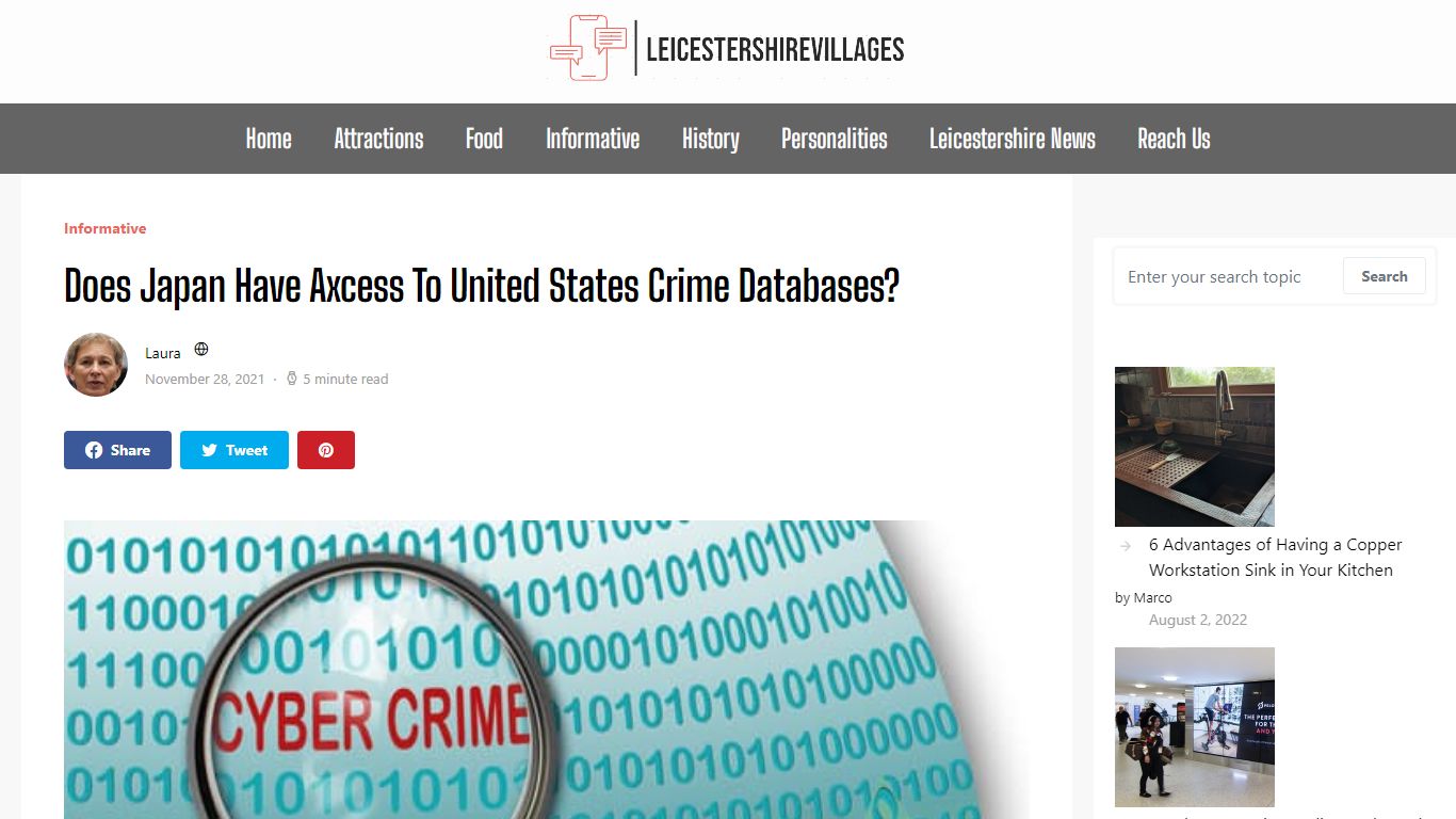 Does Japan Have Axcess To United States Crime Databases ...